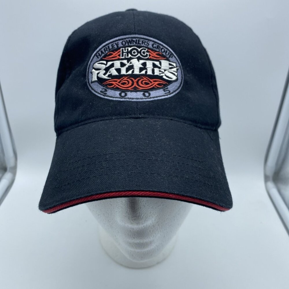 Harley Davidson Owners Group Embroidered 2005 Cap Hat Lynchburg VA Hog Strapback